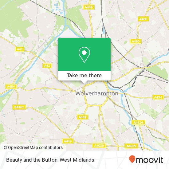 Beauty and the Button, Wolverhampton Wolverhampton map