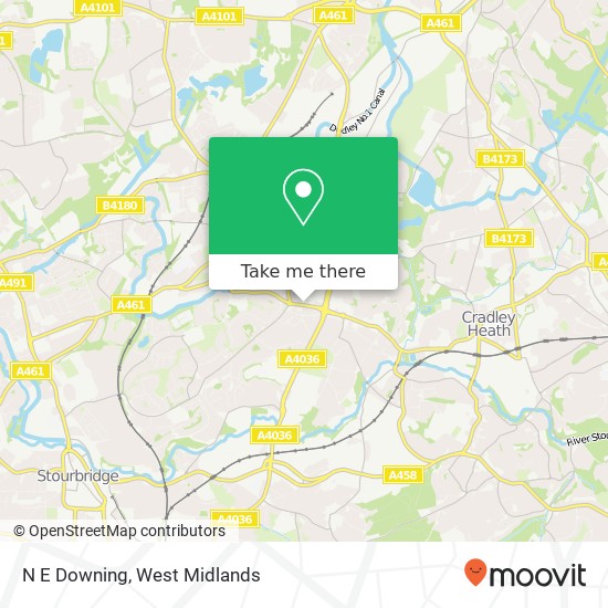 N E Downing, 68 Mount Pleasant Brierley Hill Brierley Hill DY5 2 map