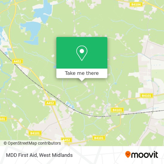 MDD First Aid map