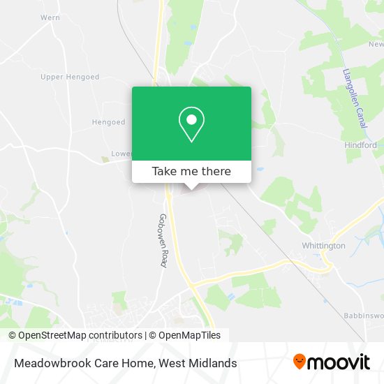 Meadowbrook Care Home map