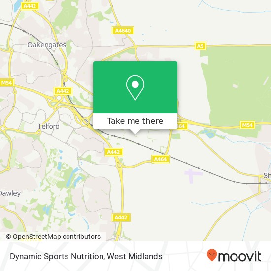 Dynamic Sports Nutrition, Stafford Park 4 Telford Telford TF3 3 map