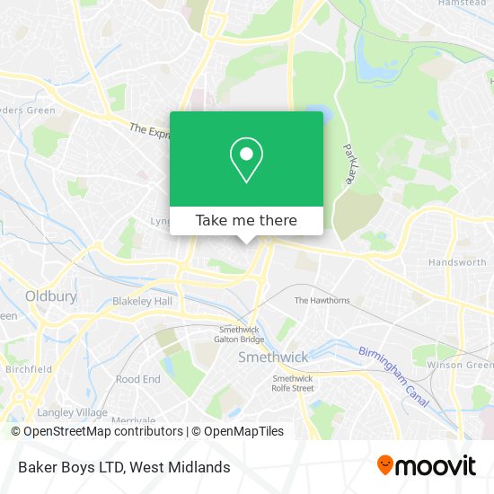 Baker Boys LTD map