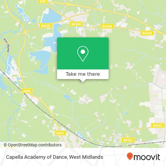 Capella Academy of Dance, Meriden Road Berkswell Coventry CV7 7 map