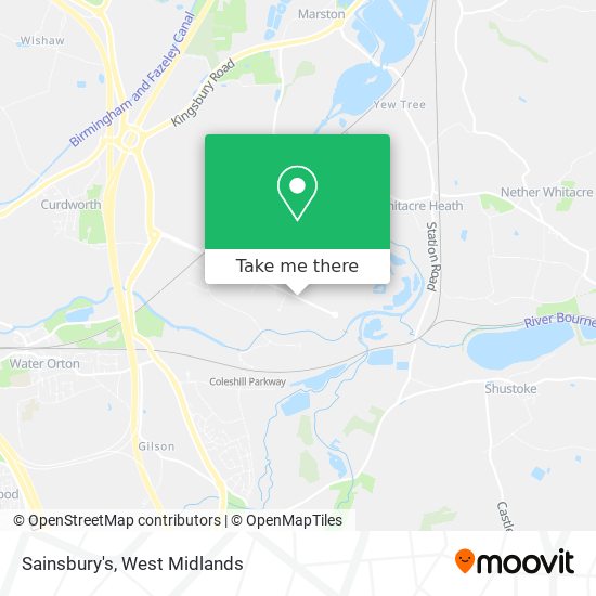 Sainsbury's map