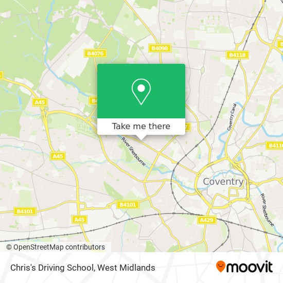 Chris's Driving School map
