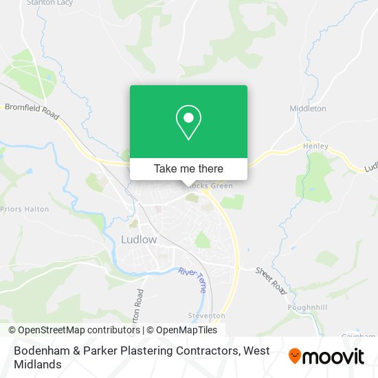 Bodenham & Parker Plastering Contractors map