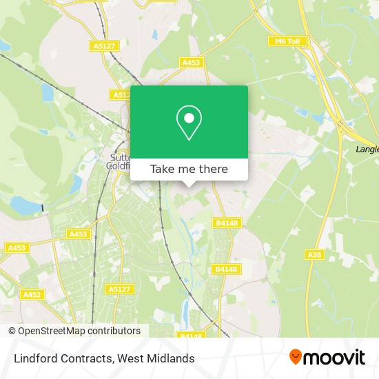 Lindford Contracts map