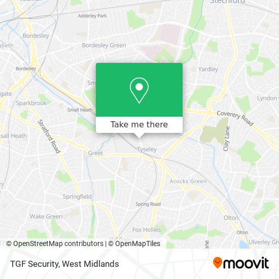 TGF Security map