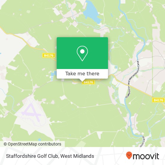 Staffordshire Golf Club, Bridgnorth Road Swindon Dudley DY3 4 map