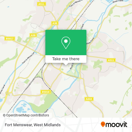 Fort Menswear map