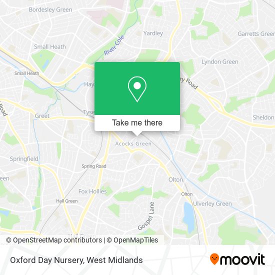 Oxford Day Nursery map