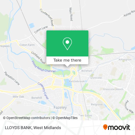 LLOYDS BANK map