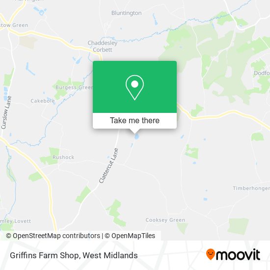 Griffins Farm Shop map