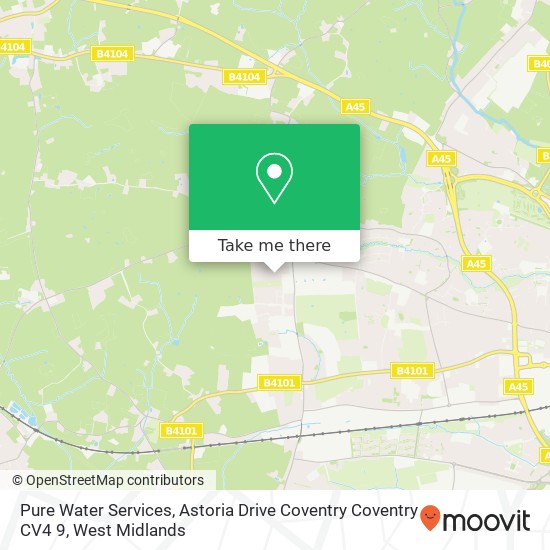 Pure Water Services, Astoria Drive Coventry Coventry CV4 9 map