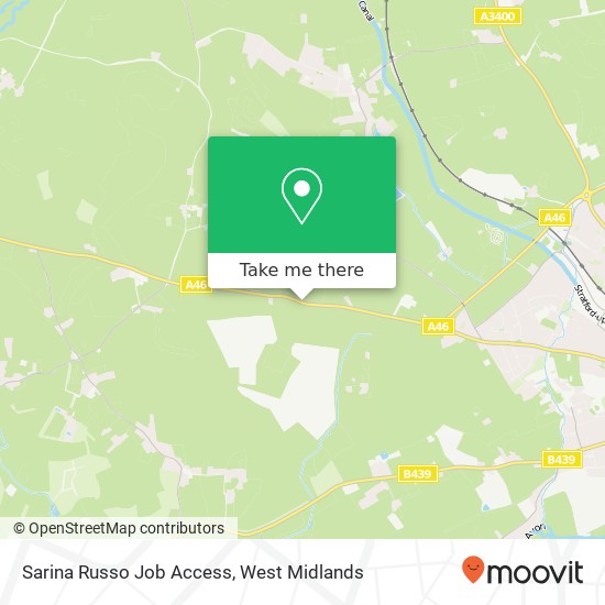 Sarina Russo Job Access, Alcester Road Stratford upon Avon Stratford upon Avon CV37 9 map