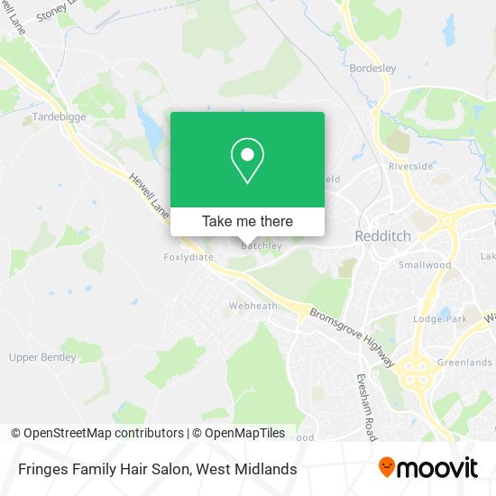 Fringes Family Hair Salon map