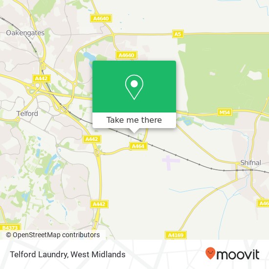 Telford Laundry, Telford Telford map