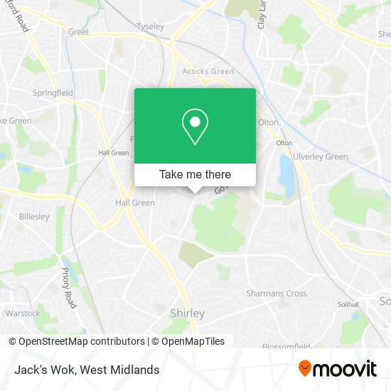 Jack's Wok map