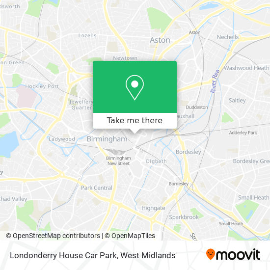 Londonderry House Car Park map