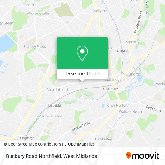 Bunbury Road Northfield map