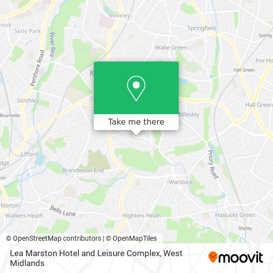 Lea Marston Hotel and Leisure Complex map