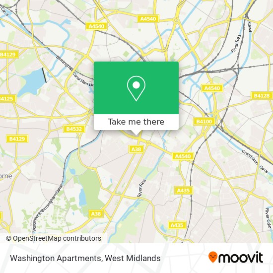 Washington Apartments map