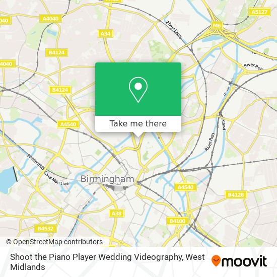 Shoot the Piano Player Wedding Videography map