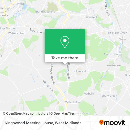 Kingswood Meeting House map