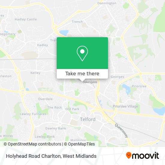Holyhead Road Charlton map