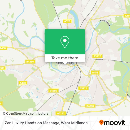 Zen Luxury Hands on Massage map