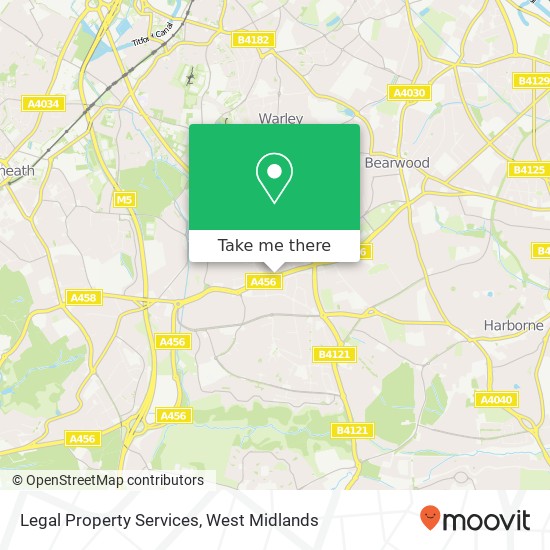 Legal Property Services, Hagley Road West Quinton Birmingham B68 0 map