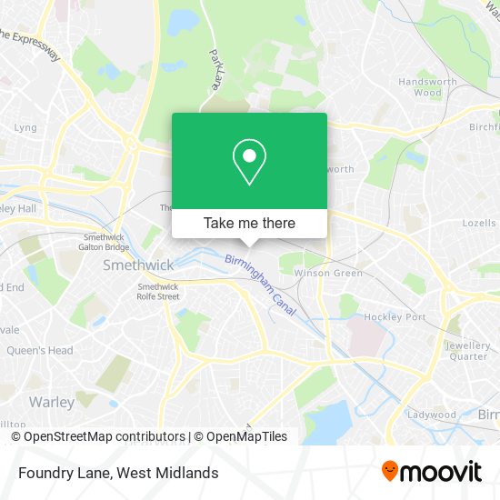 Foundry Lane map
