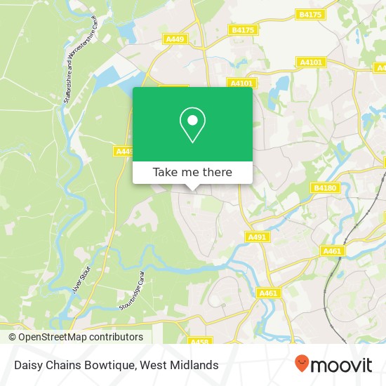Daisy Chains Bowtique, Lawnswood Road Wordsley Stourbridge DY8 5 map