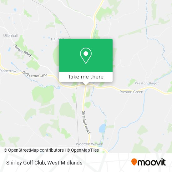 Shirley Golf Club map