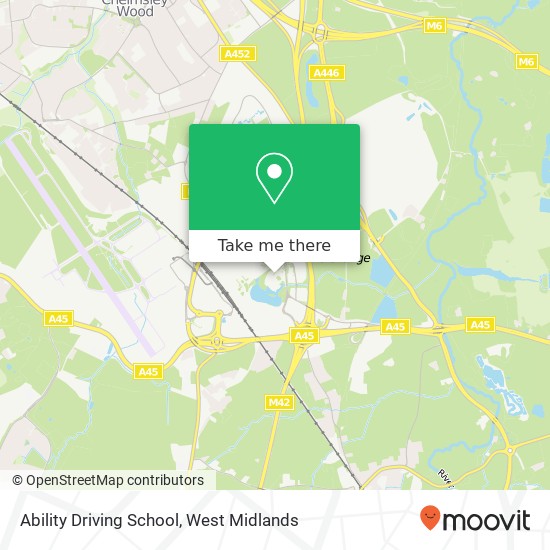 Ability Driving School, Harbet Drive Birmingham Birmingham B40 1 map