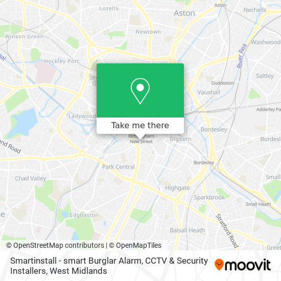 Smartinstall - smart Burglar Alarm, CCTV & Security Installers map