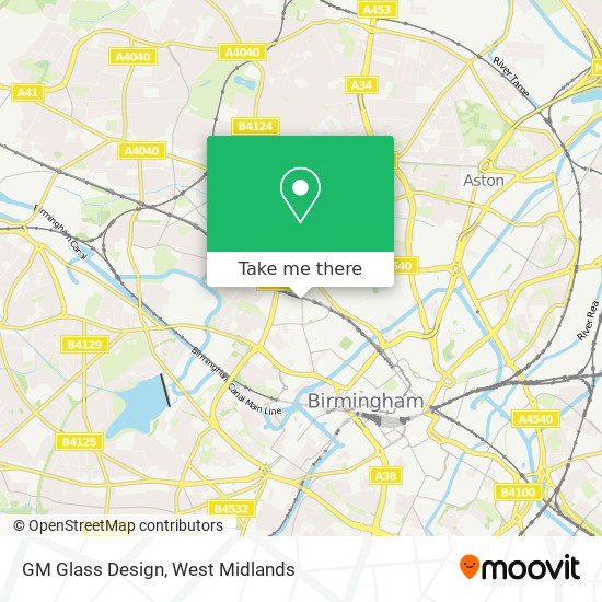 GM Glass Design map