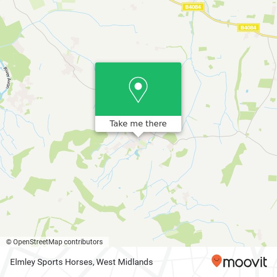 Elmley Sports Horses, Elmley Castle Pershore map
