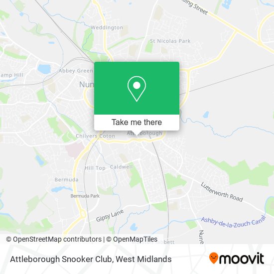 Attleborough Snooker Club map