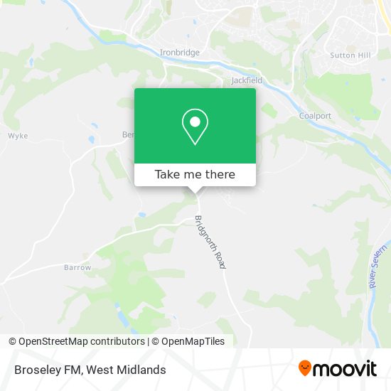 Broseley FM map