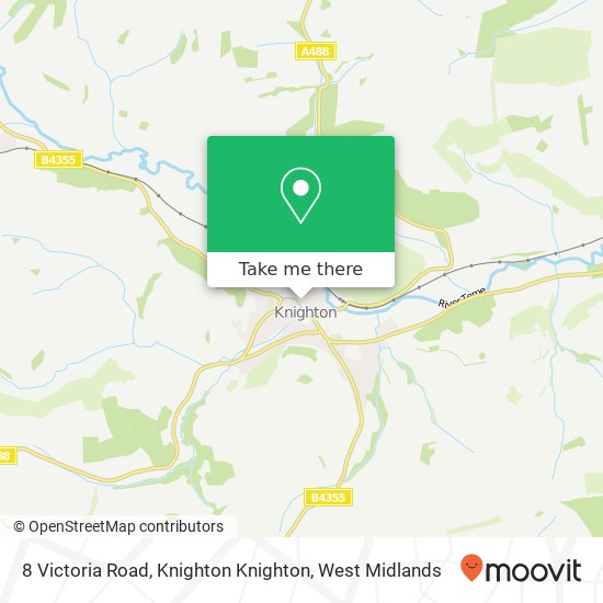 8 Victoria Road, Knighton Knighton map