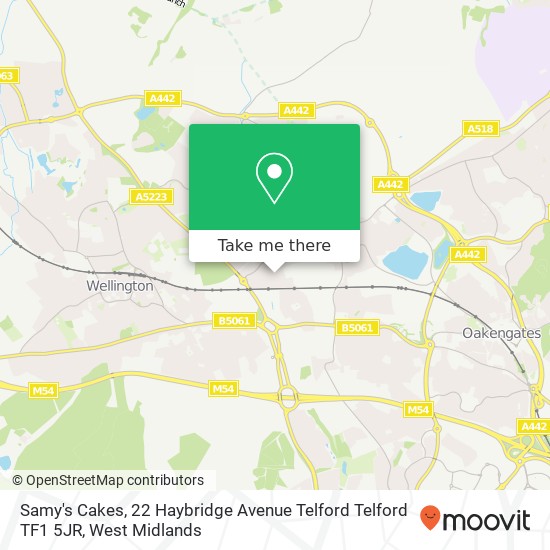 Samy's Cakes, 22 Haybridge Avenue Telford Telford TF1 5JR map