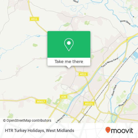 HTR Turkey Holidays map