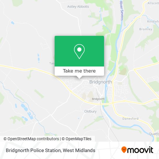 Bridgnorth Police Station map