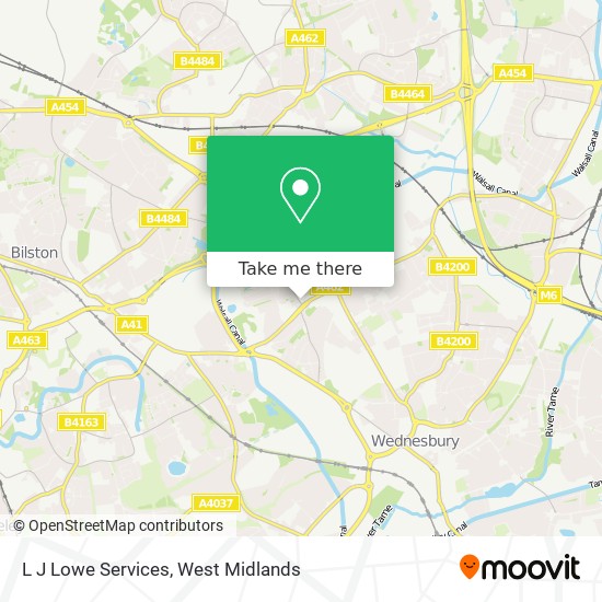 L J Lowe Services map