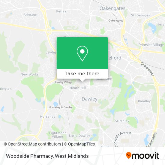 Woodside Pharmacy map