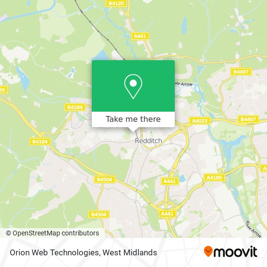 Orion Web Technologies map
