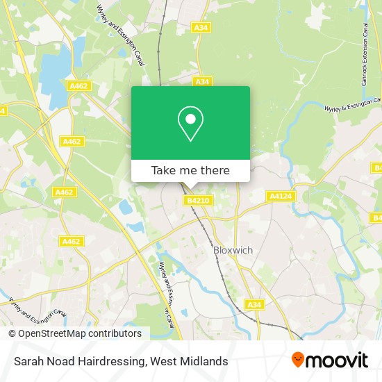 Sarah Noad Hairdressing map