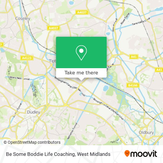 Be Some Boddie Life Coaching map