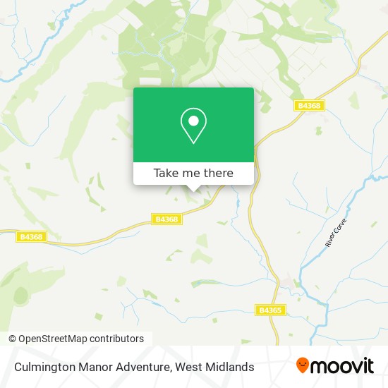 Culmington Manor Adventure map